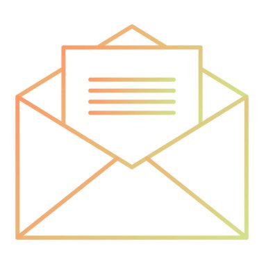 zarf simgesi vektör illüstrasyonu