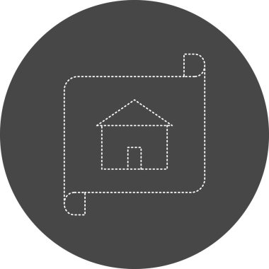 Şablon simgesinin vektör illüstrasyonu