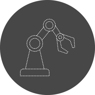 Robot kolun vektör illüstrasyonu