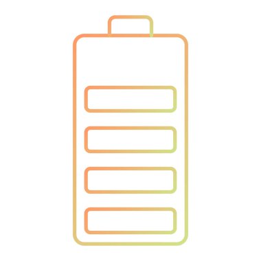 pil yükleme vektör çizimi