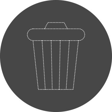 web icon, simple illustration of Recycle Bin sign 
