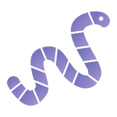 Çizgi film yılanının vektör çizimi