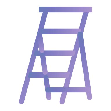 Merdiven. Web simgesi basit tasarım