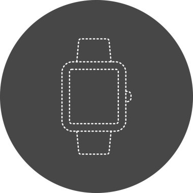 Saat. Web simgesi basit illüstrasyon