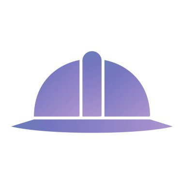 Kask simgesi vektör illüstrasyonu