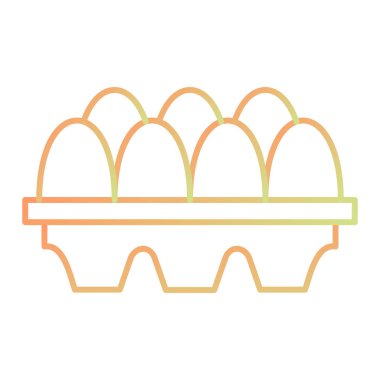 Abstract eggs icon vector illustration
