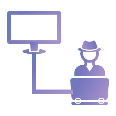 Modern b 'nin vektör illüstrasyonu eksik simgesi