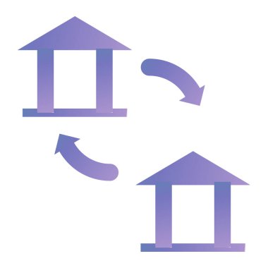 ev simgesi vektör illüstrasyonu