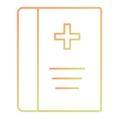 Kitap. Web simgesi basit illüstrasyon