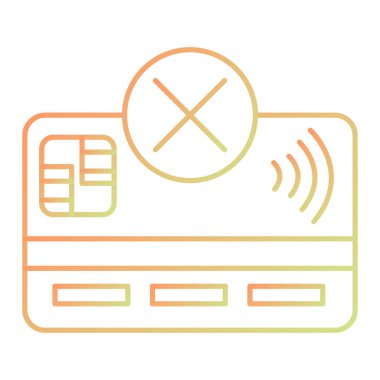 Kredi kartı vektör simgesi