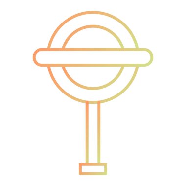 Bir bira ikonunun vektör illüstrasyonu