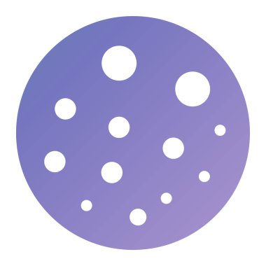 biscuit icon. isometric of dots vector illustration on white background