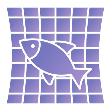 fish icon. web design