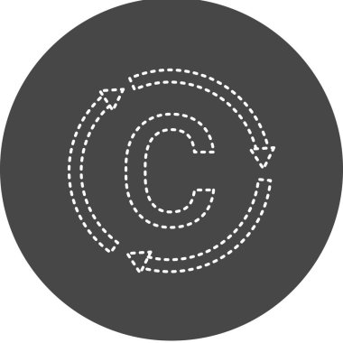 Carbon Cycle icon, vector illustration simple design