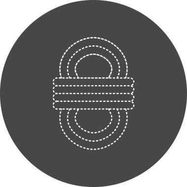 İp simgesinin vektör illüstrasyonu