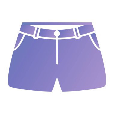 shorts icon. simple illustration for web
