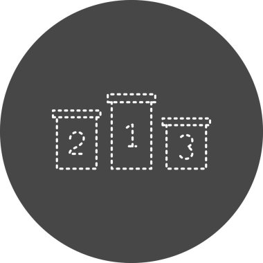 vector illustration of sport award Podium 