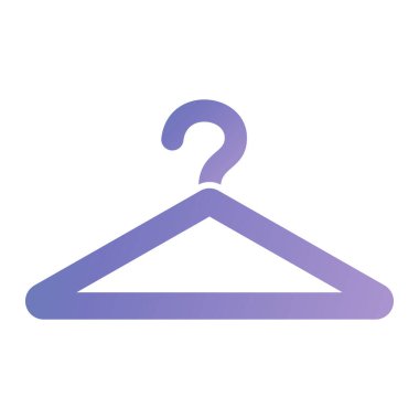 Askı. Web simgesi basit illüstrasyon