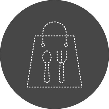 Uzaktaki Vektör Kabartma Simgesi Tasarımı 