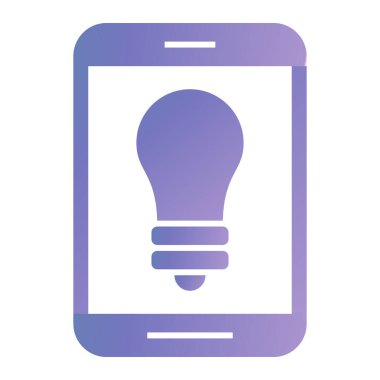 Cep telefonu simgesi, vektör illüstrasyonu