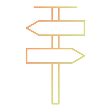 işaret posta simgesi vektör illüstrasyonu