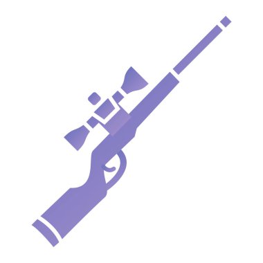 Silah ikonu. düz dizayn biçimi 10