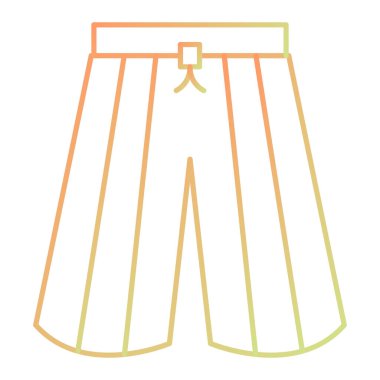 Pantolon ikonu. vektör illüstrasyonu