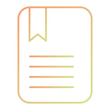 kitap simgesi vektör illüstrasyonu