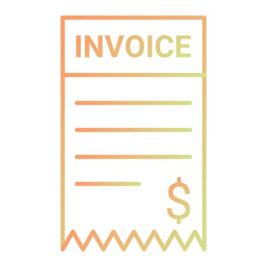 invoice payment vector icon  