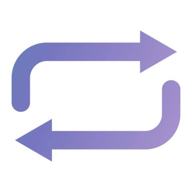 Yenile. Web simgesi basit illüstrasyon