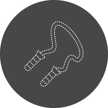 İp simgesinin vektör illüstrasyonu