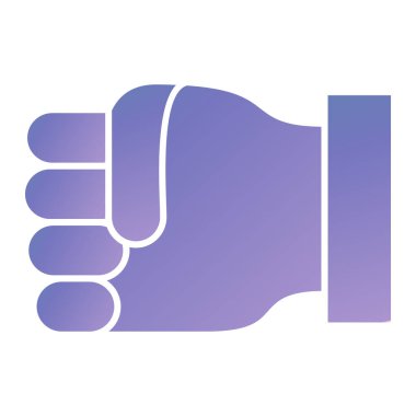 fist  icon. vector illustration