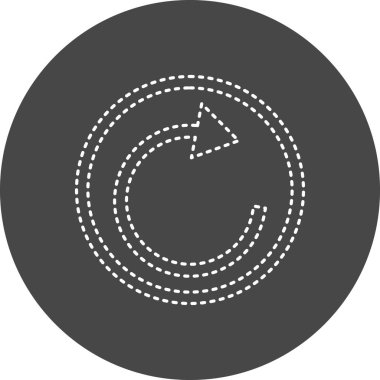 Yeniden Yapılandırma simgesinin vektör çizimi