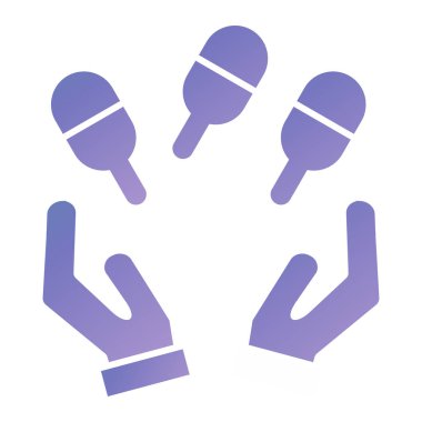 Mikrofonlar simge vektör çizim