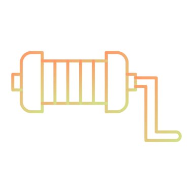 Modern oto tamir simgesinin vektör illüstrasyonu