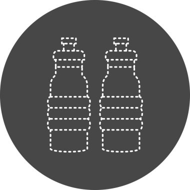 bottle. web color icon simple illustration