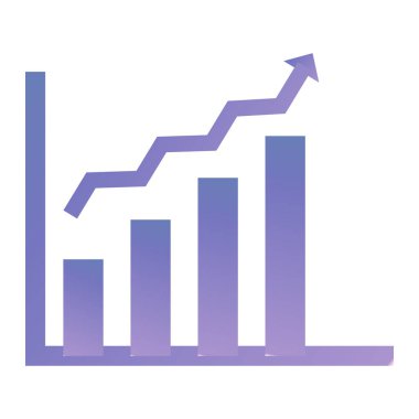 bar çizelgesi simgesi, vektör illüstrasyonu
