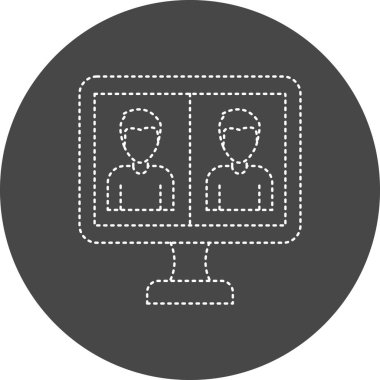 İnsan simgesinin vektör illüstrasyonu