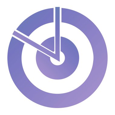 hedef simge vektör illüstrasyonu