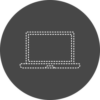 Bilgisayar. Web simgesi vektör illüstrasyonu