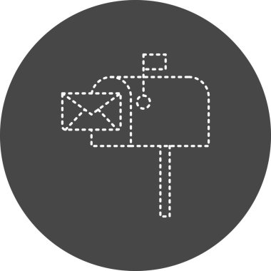 Posta simgesinin vektör illüstrasyonu