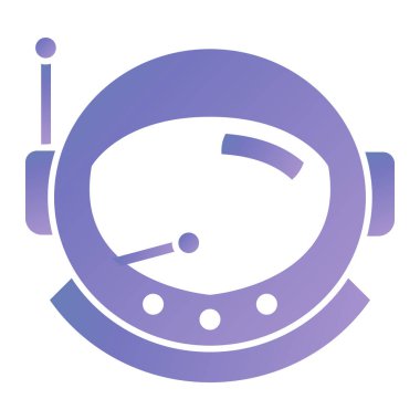 space station icon. simple illustration of planet wheel vector icons for web