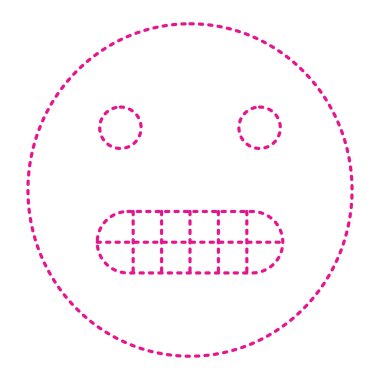 face mask icon isolated on white background