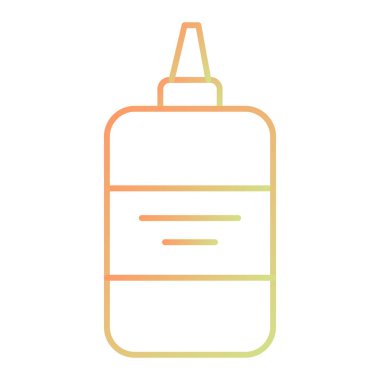 Yapıştırıcı. Web simgesi basit illüstrasyon