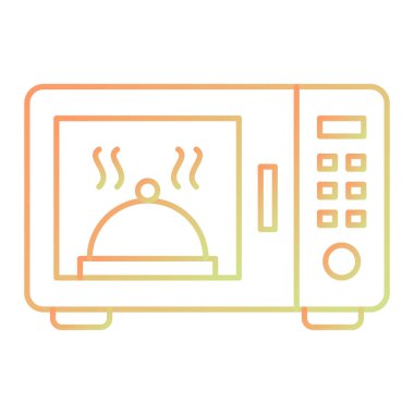 Mutfak aletleri ikon vektörü. İnce çizgi işareti. izole edilmiş sınır sembolü çizimi