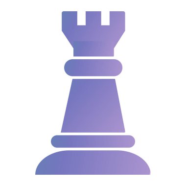 Satranç. Web simgesi basit illüstrasyon