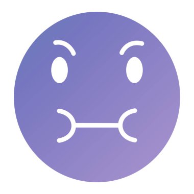 Yüz ifadesi. Basit resimleme