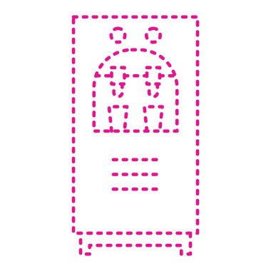 Gıda ve içecek vektör illüstrasyon tasarımlı pazar tezgahı