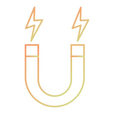 mıknatıs simgesi vektör çizimi