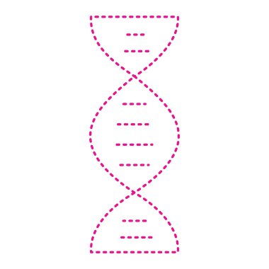 DNA simgesi. vektör illüstrasyonu